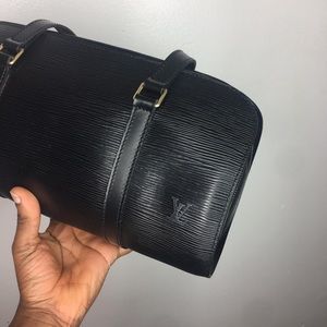LOUIS VUITTON Epi Soufflot Black